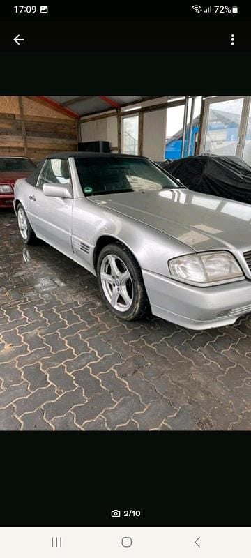 Second-hand Mercedes SL300 1992 Argintiu Cabrio