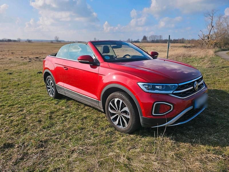 Gebraucht VW T-Roc Cabriolet 110 PS (80 kW) 2023 Rot Cabrio