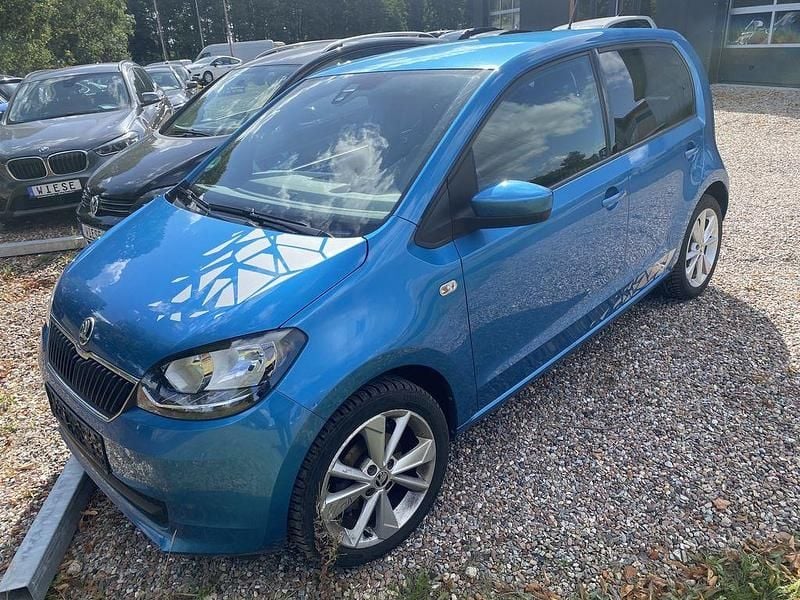 Crystal blau Gebraucht 2017 Skoda Citigo Fun Kleinwagen | 8.850 € (Fairer Preis) - Bild 1/4
