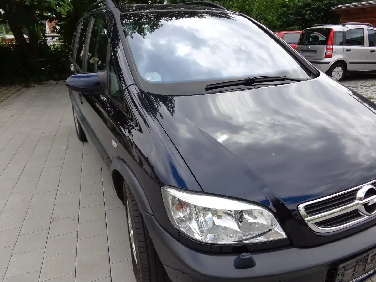 Gebraucht Opel Zafira 125 PS (91 kW) 2003 Blau Van / Kleinbus