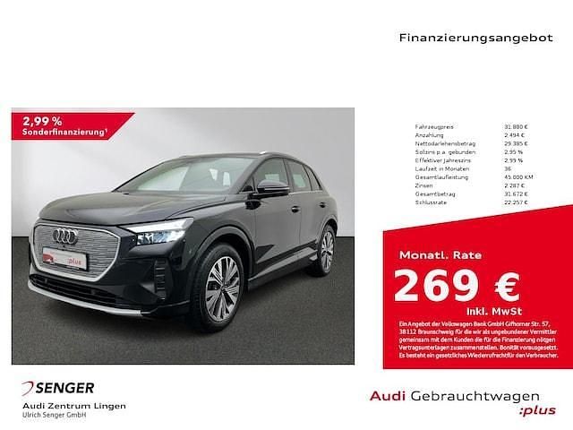 Gebraucht Audi Q4 e-tron Advanced 150 kW (204 PS) 2024 Mythosschwarz metallic SUV