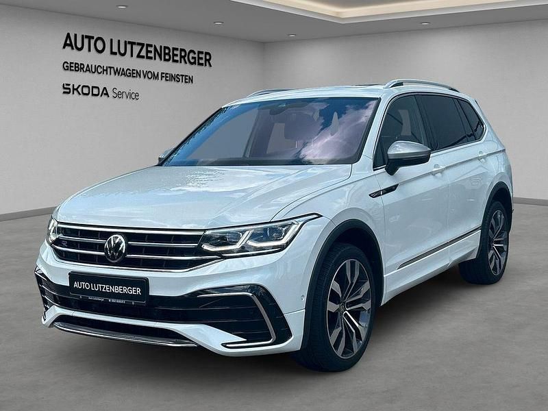 Weiß Gebraucht 2022 VW Tiguan Allspace R-line SUV | 34.990 € (Fairer Preis) - Bild 1/4