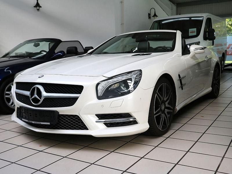 Gebraucht Mercedes SL400 AMG line 333 PS (244 kW) 2015 Weiß Cabrio