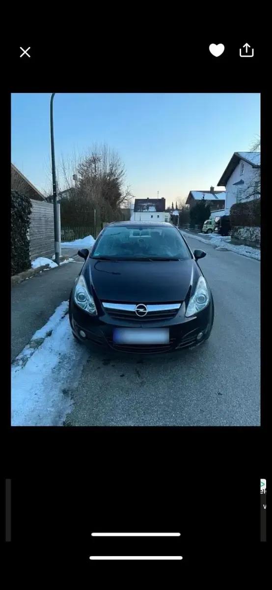 Brugt Opel Corsa 60 HK (44 kW) 2010 Sort Hatchback