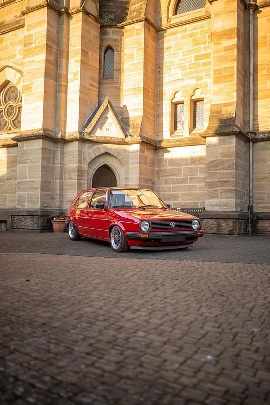 Rot Gebraucht 1989 VW Golf II Kleinwagen | 8.500 € - Bild 1/4
