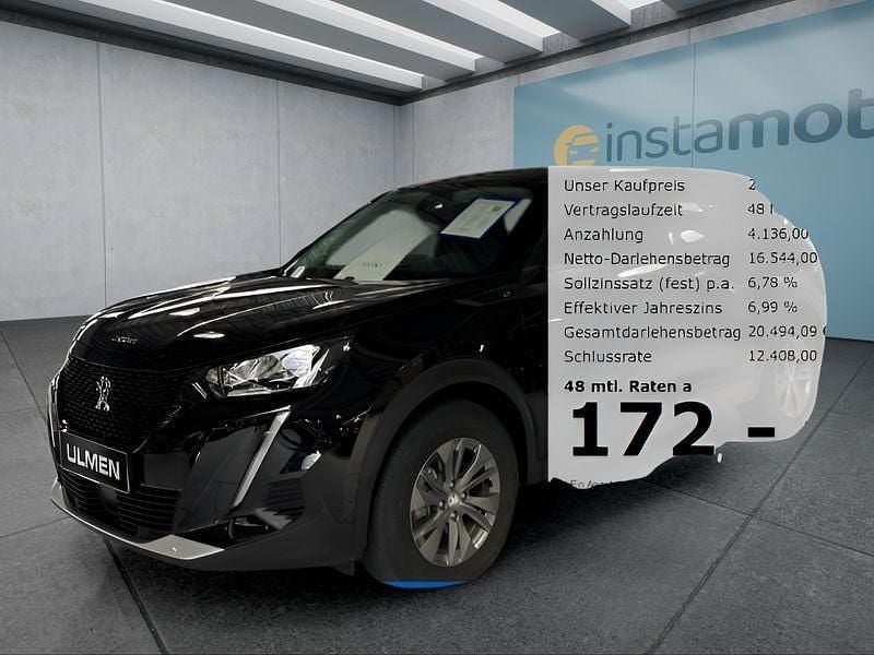 Schwarz Gebraucht 2022 Peugeot e-2008 SUV | 18.499 € (Guter Preis) - Bild 1/4