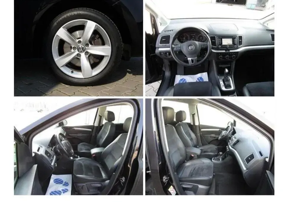 Gebraucht VW Sharan 184 PS (135 kW) 2013 Schwarz Van / Kleinbus