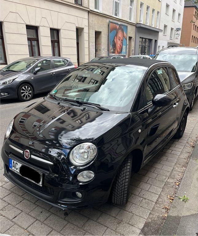 Schwarz Gebraucht 2015 Fiat 500C Sport Cabrio | 6.999 € (Guter Preis) - Bild 1/4