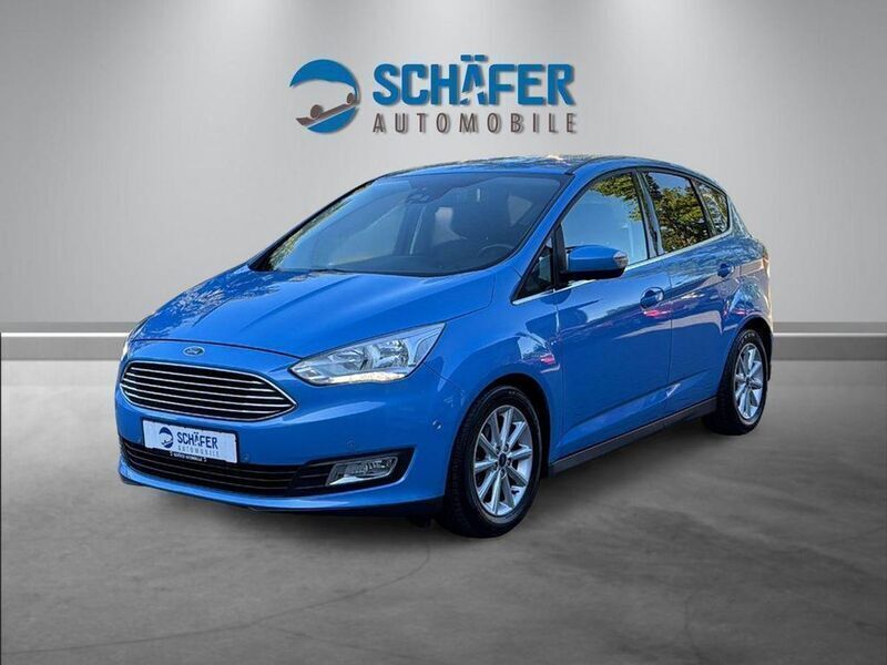 Skylineblau Gebraucht 2016 Ford C-MAX Titanium Van / Kleinbus | 10.950 € (Etwas zu teuer) - Bild 1/4