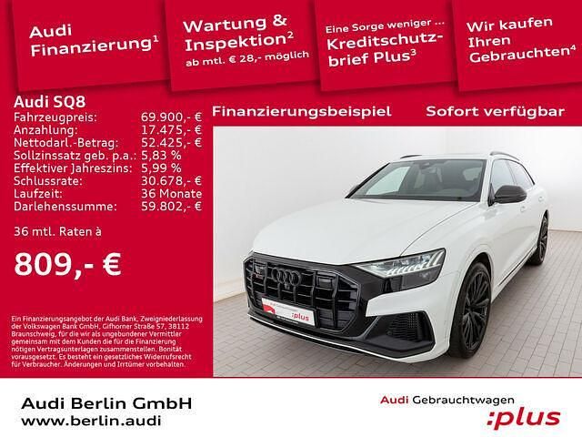 Gebraucht Audi SQ8 Ambiente 507 PS (372 kW) 2021 Carraraweiß SUV