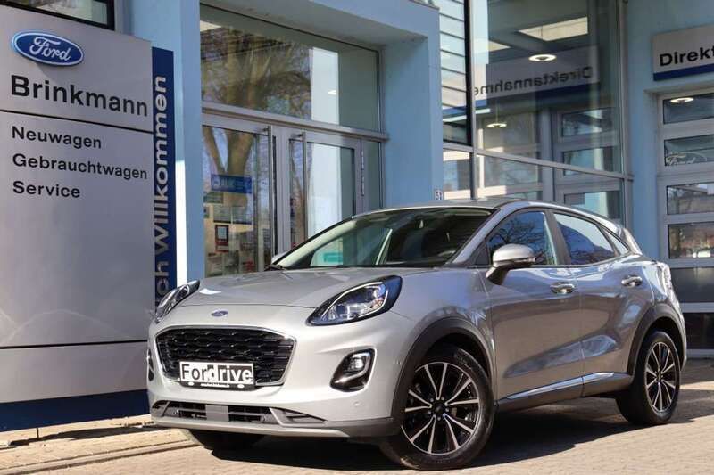 Mineralsilber metallic Gebraucht 2021 Ford Puma Titanium SUV | 21.430 € (Fairer Preis) - Bild 1/4