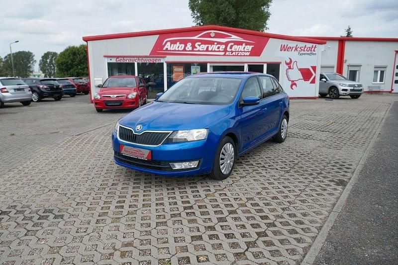 Blau Gebraucht 2016 Skoda Rapid Ambition Limousine | 7.980 € (Fairer Preis) - Bild 1/4