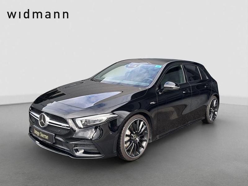 Unilack nachtschwarz Gebraucht 2021 Mercedes A35 AMG AMG Limousine | 36.850 € (Superpreis) - Bild 1/4