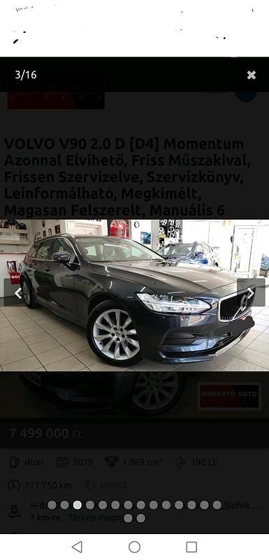 Gebraucht Volvo V90 190 PS (139 kW) 2019 Schwarz Kombi