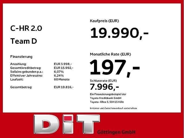 Gebraucht Toyota C-HR Team 184 PS (135 kW) 2021 Metalstreamgrau metallic SUV