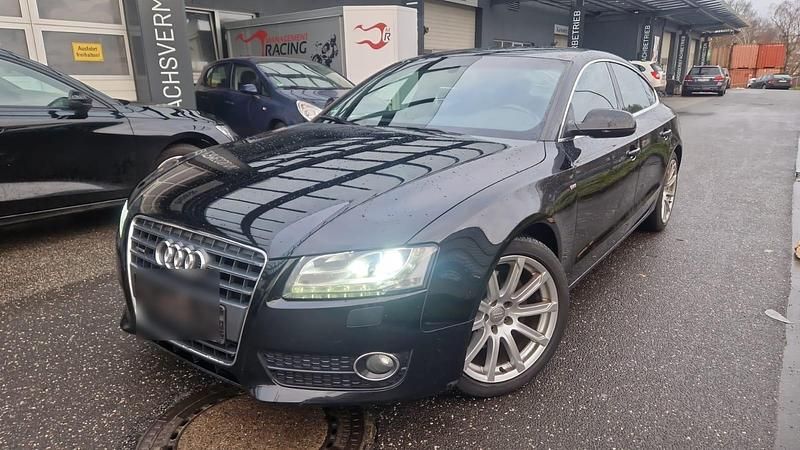 Schwarz Gebraucht 2011 Audi A5 Sportback S-Line Kleinwagen | 6.999 € (Superpreis) - Bild 1/4