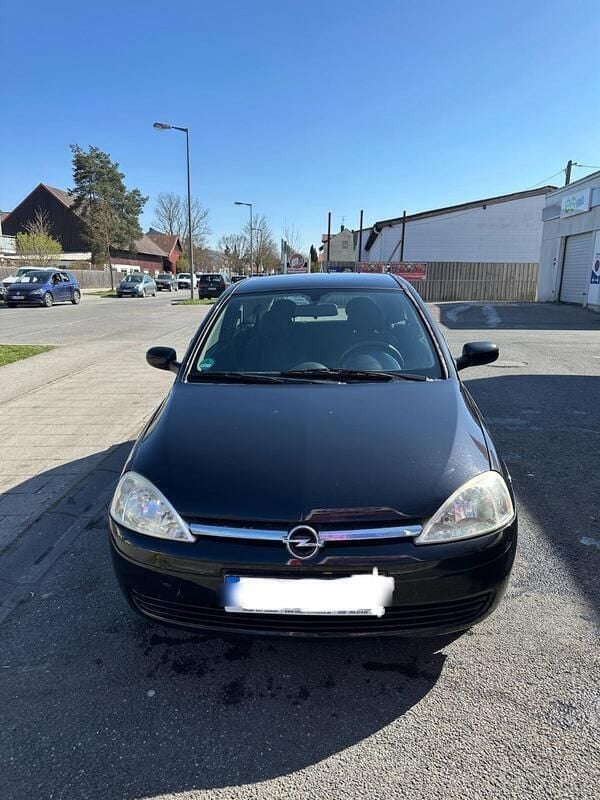 Schwarz Gebraucht 2002 Opel Corsa Kleinwagen | 300 € (Superpreis) - Bild 1/4