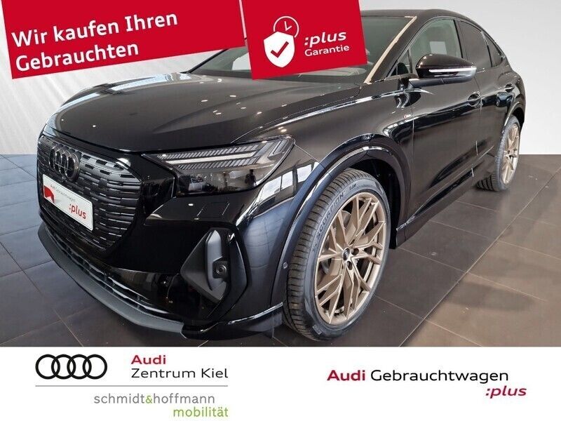 Mythosschwarz Gebraucht 2025 Audi Q4 e-tron S-Line SUV | 56.980 € (Fairer Preis) - Bild 1/4