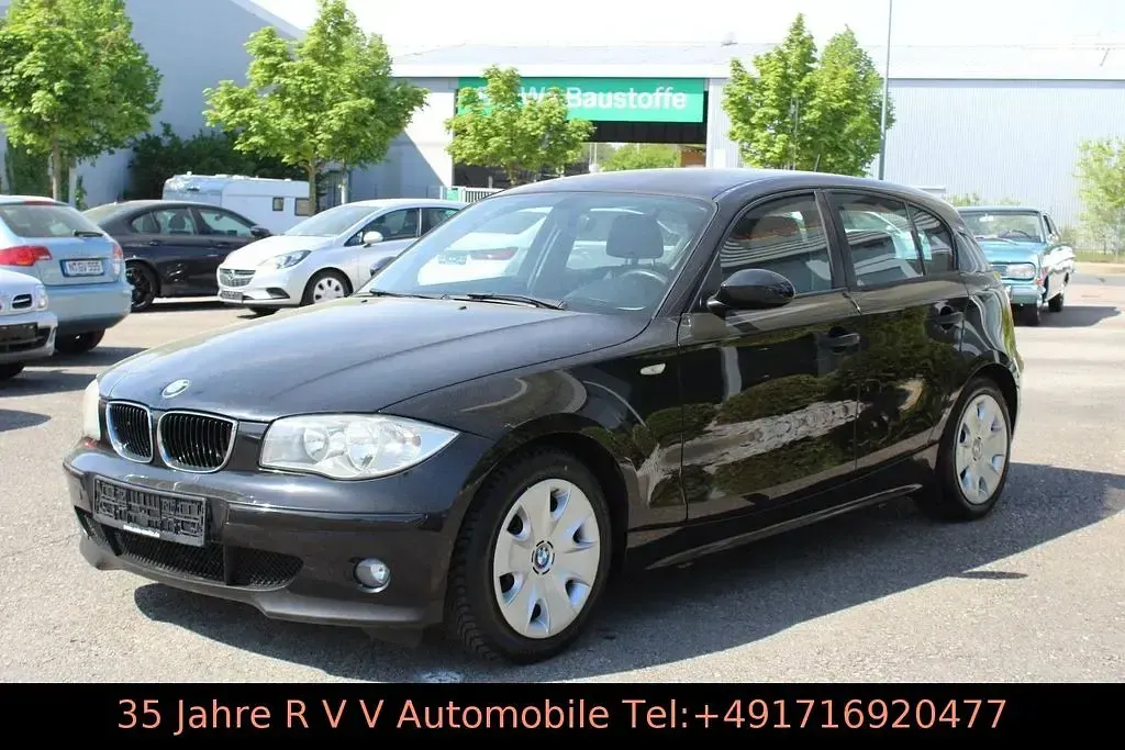 Gebraucht BMW 116 116 PS (85 kW) 2005 Schwarz Kleinwagen