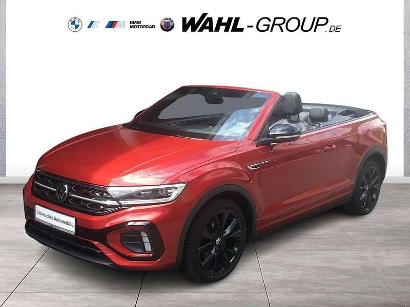 Rot Gebraucht 2022 VW T-Roc Cabriolet IQ Drive Cabrio | 25.690 € (Superpreis) - Bild 1/4