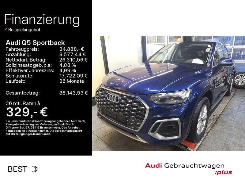 Gebraucht Audi Q5 Sportback S-Line 299 PS (219 kW) 2022 Blau SUV