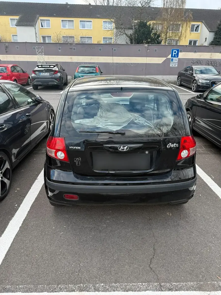 Gebraucht Hyundai Getz 2008 Schwarz Kleinwagen
