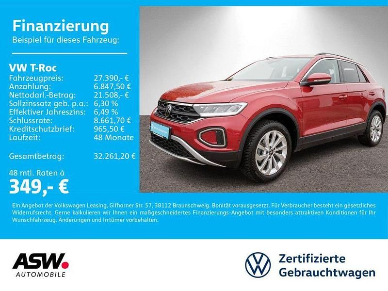 Gebraucht VW T-Roc Life 150 PS (110 kW) 2024 Kings red metallic SUV