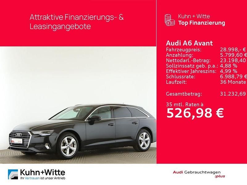 Grau Gebraucht 2019 Audi A6 Sport Kombi | 28.998 € (Etwas zu teuer) - Bild 1/3
