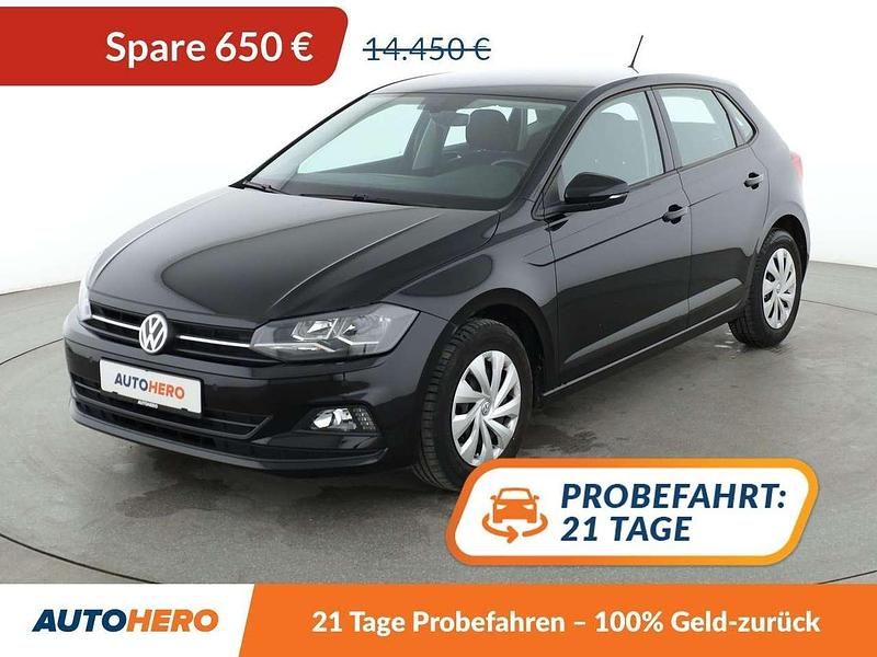 Ebenholzschwarz Gebraucht 2019 VW Polo Comfortline Kleinwagen | 13.800 € (Fairer Preis) - Bild 1/3