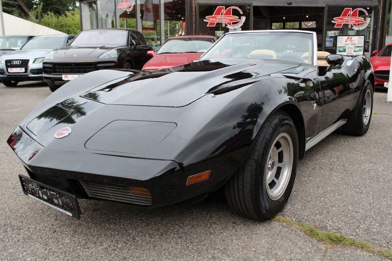Schwarz Gebraucht 1974 Corvette C3 Cabrio | 29.950 € - Bild 1/4