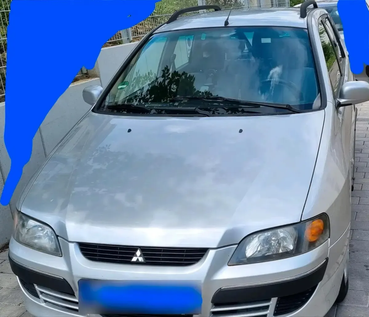Gebraucht Mitsubishi Space Star 98 PS (72 kW) 2004 Silber Van / Kleinbus