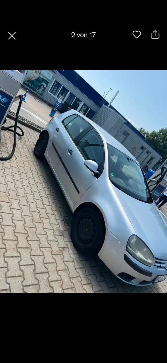 Gebraucht VW Golf V 102 PS (75 kW) 2004 Silber Kleinwagen
