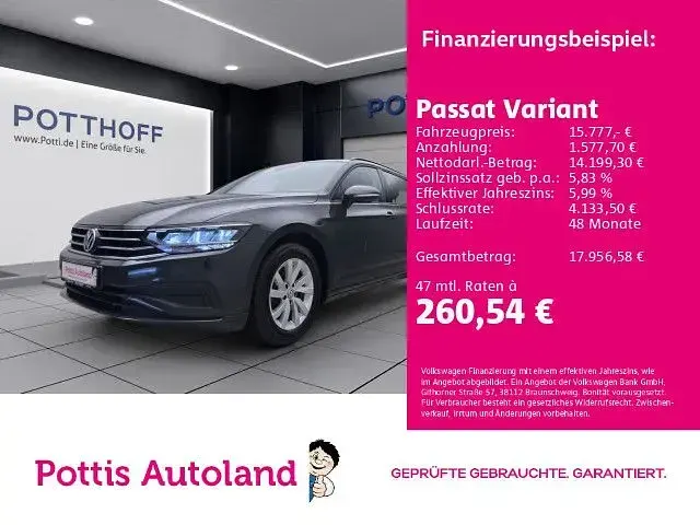 Gebraucht VW Passat Conceptline 150 PS (110 kW) 2020 Kombi