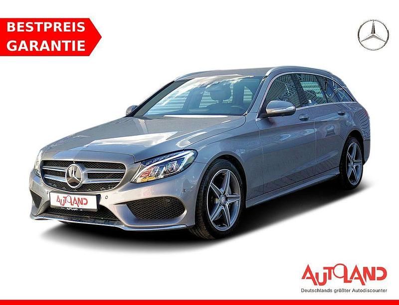 Grau Gebraucht 2015 Mercedes C250 AMG line Kombi | 20.990 € (Guter Preis) - Bild 1/4