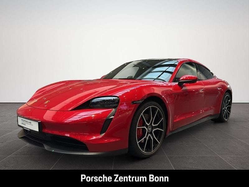 Rot Gebraucht 2023 Porsche Taycan 4S Limousine | 78.950 € (Fairer Preis) - Bild 1/4