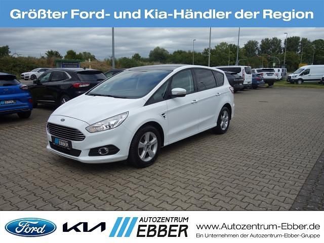 Weiss Gebraucht 2018 Ford S-MAX Business Edition Van / Kleinbus | 17.979 € (Fairer Preis) - Bild 1/3