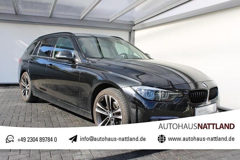 Schwarz Gebraucht 2019 BMW 320 Sport Line Kombi | 15.950 € (Superpreis) - Bild 1/4