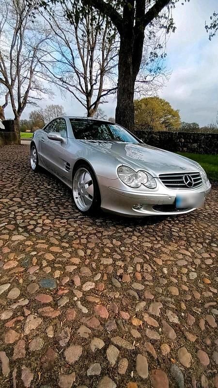 Gebraucht Mercedes SL500 305 PS (224 kW) 2001 Silber Cabrio