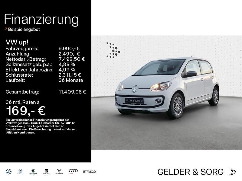 Gebraucht VW up! move up! 60 PS (44 kW) 2013 Weiß Kleinwagen
