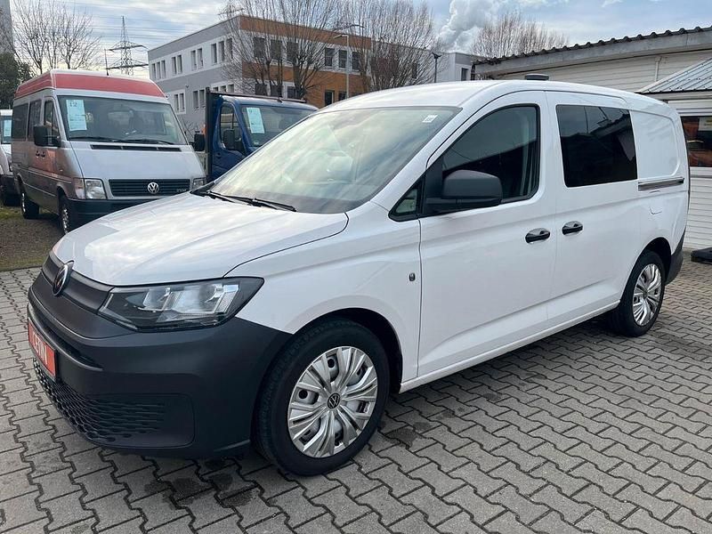 Gebraucht VW Caddy Maxi 122 PS (89 kW) 2021 Weiß Van / Kleinbus
