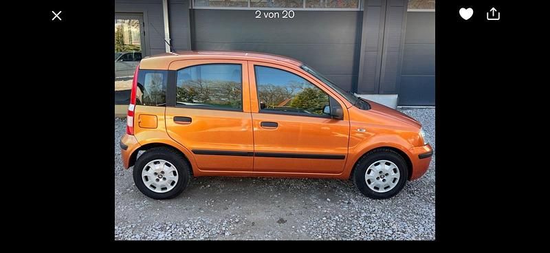 Gebraucht Fiat Panda Dynamic 60 PS (44 kW) 2008 Orange Kleinwagen
