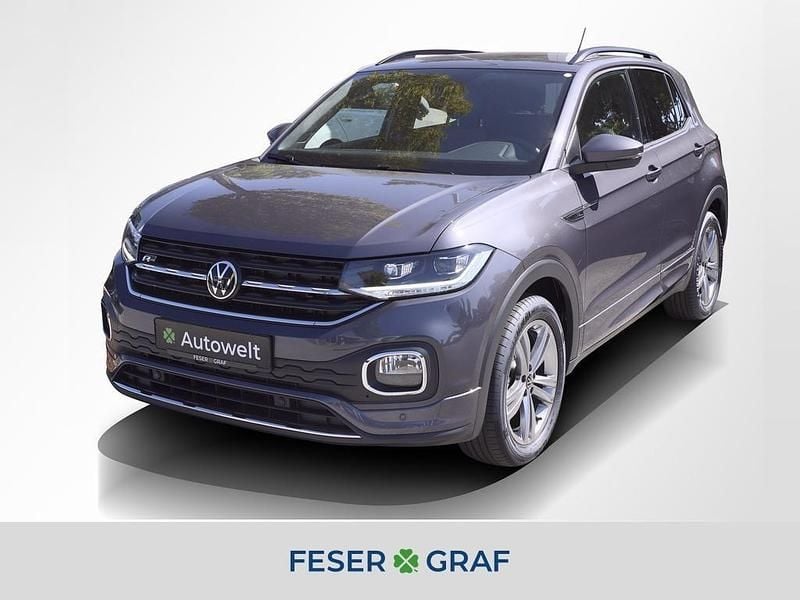 Rauchgrau metallic Gebraucht 2023 VW T-Cross R-line SUV | 22.440 € (Guter Preis) - Bild 1/3