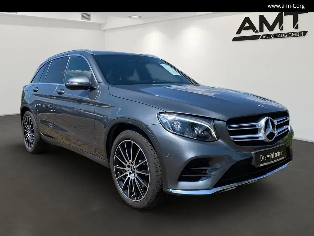 Gebraucht Mercedes GLC350 AMG line 258 PS (189 kW) 2018 Selenitgrau SUV