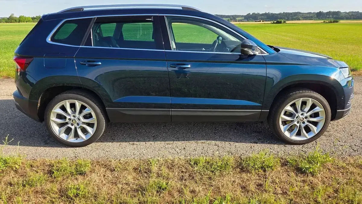 Gebraucht Skoda Karoq Style 150 PS (110 kW) 2018 Blau SUV