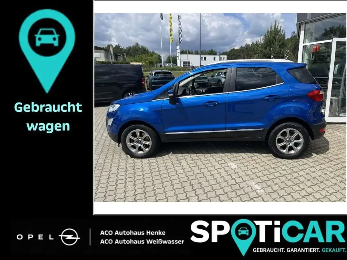 Gebraucht Ford Ecosport Titanium 125 PS (91 kW) 2019 Lightning blue SUV