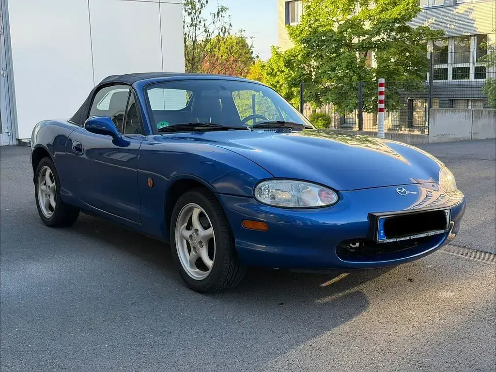 Gebraucht Mazda MX5 140 PS (102 kW) 1999 Blau Cabrio