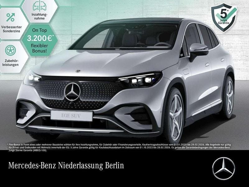 Hightechsilber Gebraucht 2024 Mercedes EQE500 AMG SUV | 69.990 € - Bild 1/3