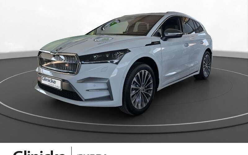 Moonweiss metallic Neu 2025 Skoda Enyaq iV LAURIN & KLEMENT SUV | 54.394 € (Fairer Preis) - Bild 1/4