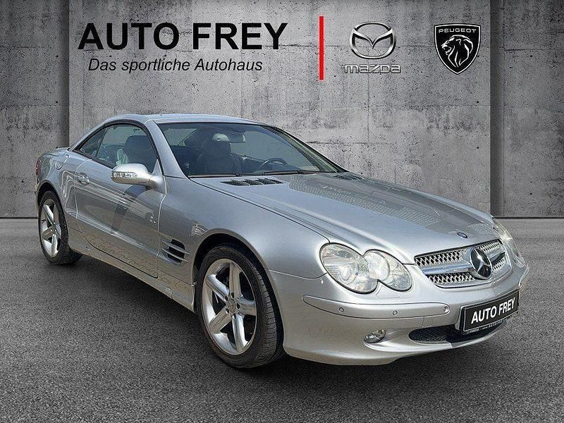 Silber Gebraucht 2002 Mercedes SL500 Cabrio | 17.990 € (Guter Preis) - Bild 1/3