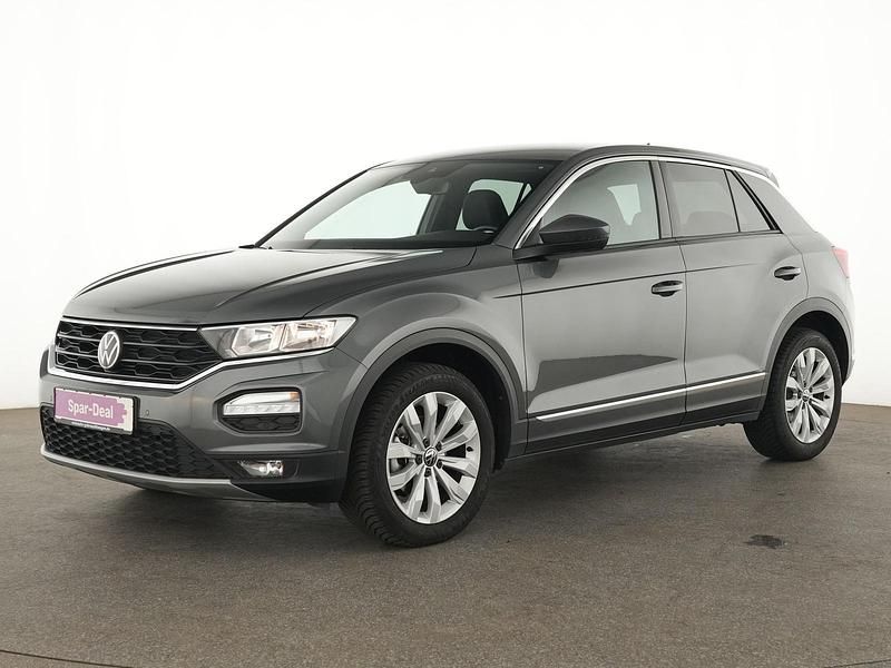Indiumgrau Gebraucht 2021 VW T-Roc Sport SUV | 22.948 € (Guter Preis) - Bild 1/4